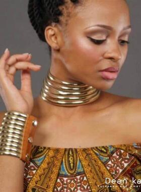 夜店埃及艳后非洲风情夸张大气项圈手圈项链饰品choker necklaces