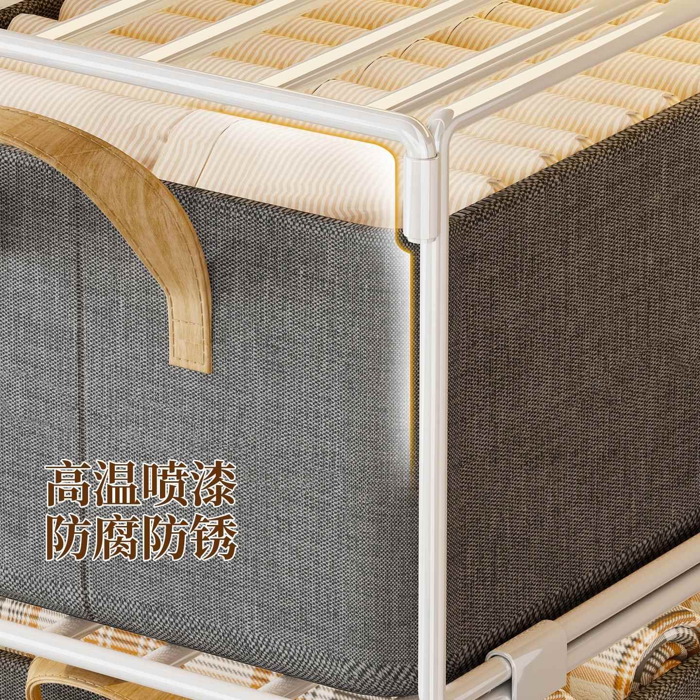 衣柜置物架收纳分层神器衣服收纳盒柜内隔板柜子分层架子空间利用