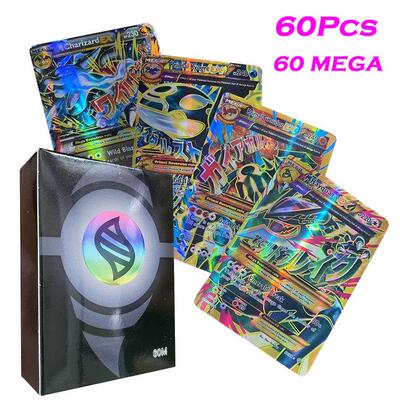 Pokemon Jiaoao游戏卡Pokemon Vmaxmega Flash卡玩具卡Exgx