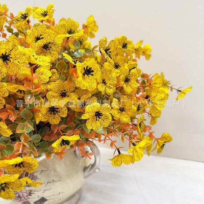 lor Eucalyptus Violet Bunches Of Artificial Flowers Pastoral