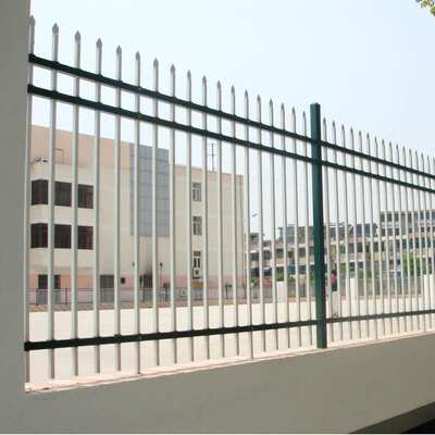 锌钢围墙护栏锌钢铁艺围栏园林别墅庭院学校防护围墙 隔离栅栏