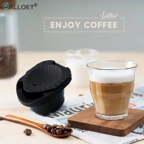 Reusable Capsule Adapter Convert Cafe Maker Holder Tray for