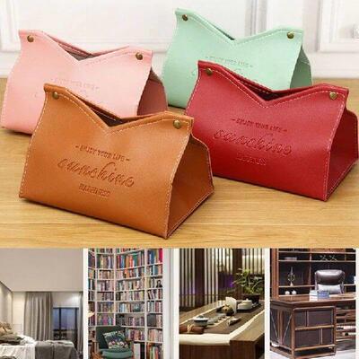 Tissue Box Holder Home Living Room Coffee Table Desktop