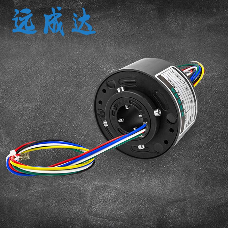 滑环过孔导电环电刷集电环总成360度旋转供电大型/微型多路定制
