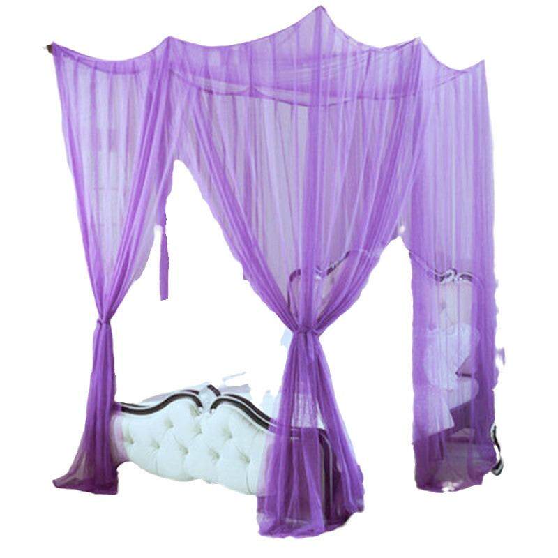 免支架蚊帐1.8m/1.5m/2m大床加密四开门简约学生宿舍家用宫庭防蚊