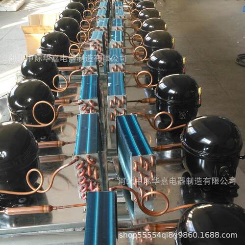 BD55HC直流压缩机冷凝机组微型制冷机组风冷冰箱机组R134a12V24V