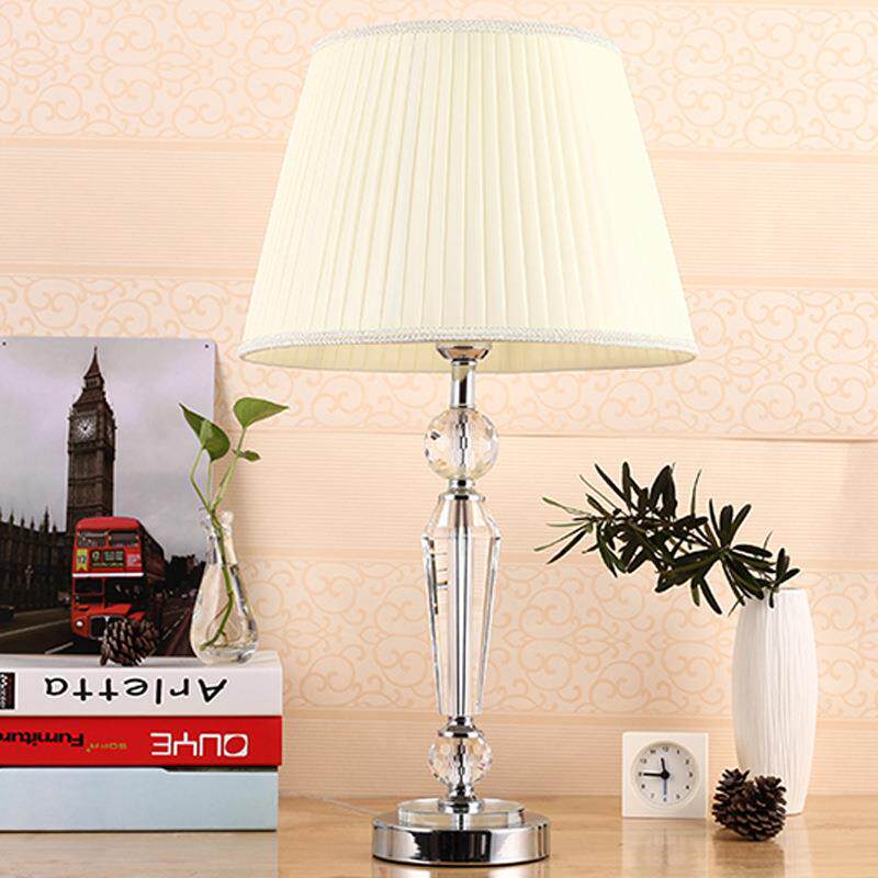 现代简约欧式水晶台灯卧室床头灯创意结婚庆台灯奢华客厅装饰台灯