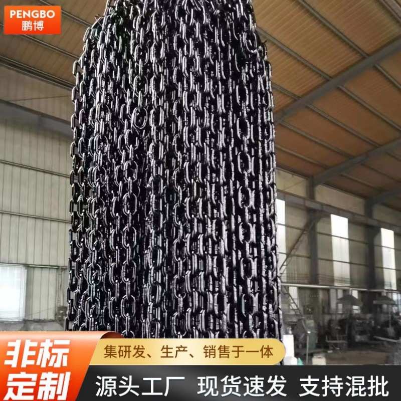 链条装饰圆环链条不锈钢工业起重绿化级吊装链条护栏 链条矿用g80