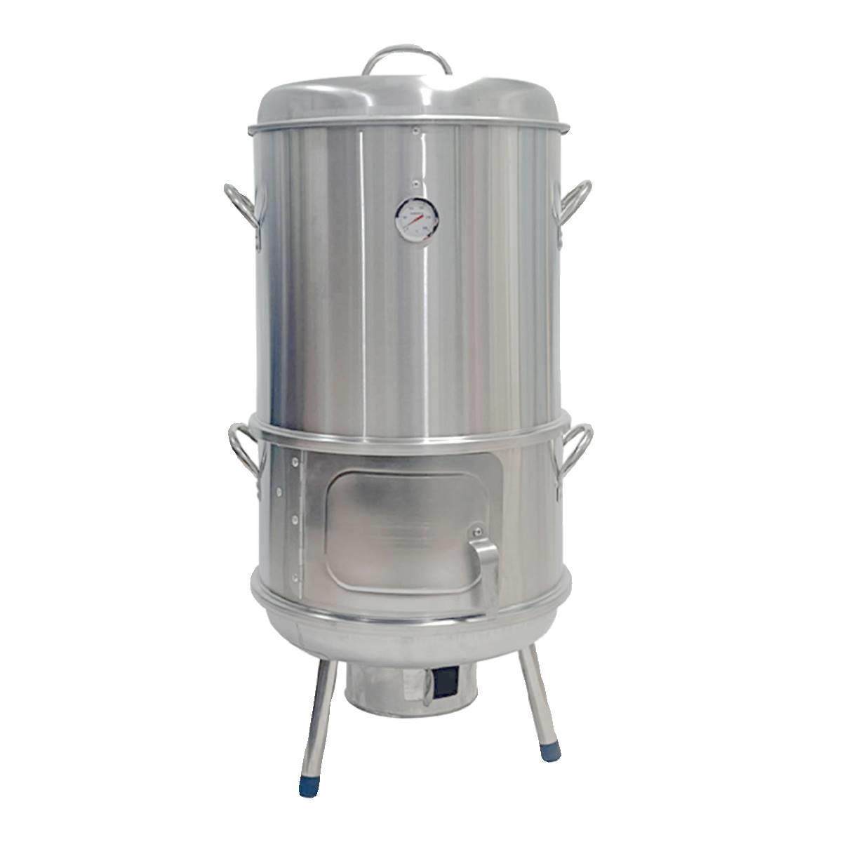 铁桶烤鸡制作烤鸭烧烤小型家用多功能吊炉烟熏腊肉桶户外烤串羊腿