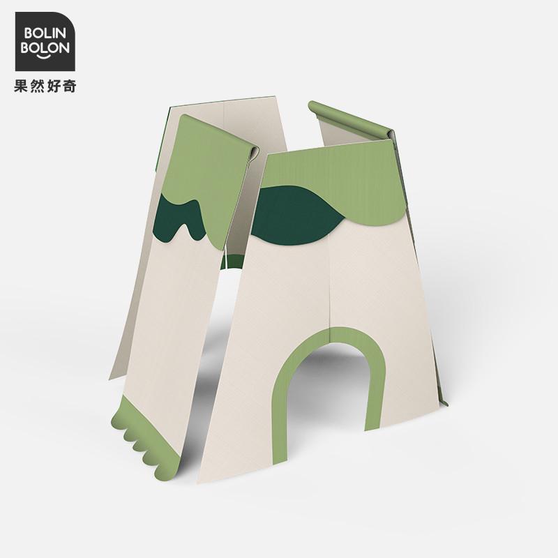 家用儿童奶bolin架滑梯家榉】攀爬果然好奇【秋千papaw木室内爸