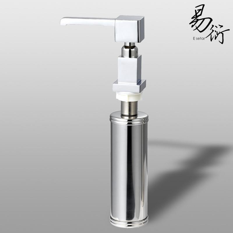 不锈钢液器76厨房皂水皂液器水槽皂槽液器配件洗洁精瓶皂液瓶