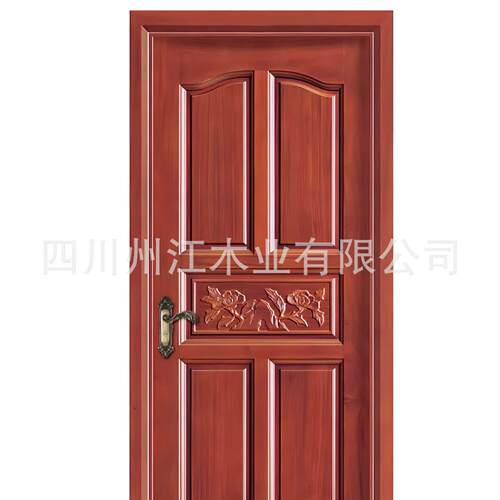 成都欧式实木门法式扣线房间门源头美式实木复合烤漆门单开门