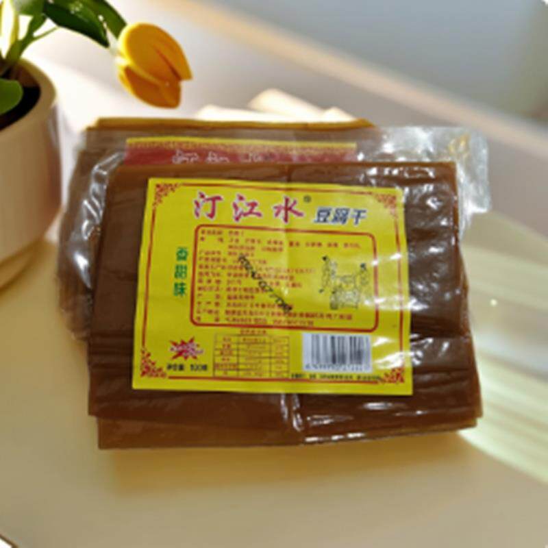 长汀汀江水豆腐干100g装甜香薄脆有嚼劲硬片碟片特产小吃零食包邮