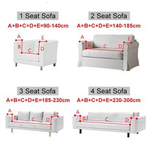 Seaters Shape Cover Corner Waterproof Jacquar Sofa
