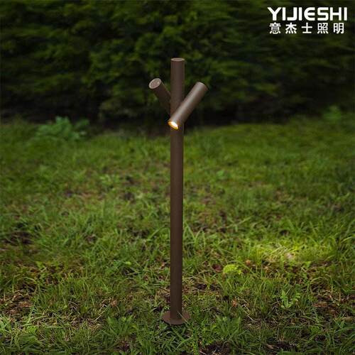 草坪灯庭院高杆灯花园别墅公园学校景观防水庭院灯室外可旋转射灯