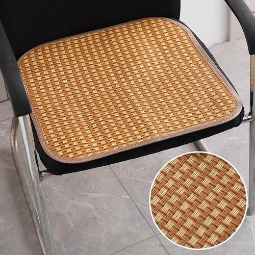 Summer Rattan Seat Cushion, Cooling Pad for Chairs, Non-slip