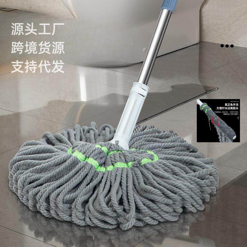 拧水拖把免手洗挤水一拖净拖布套装毕卡索旋转自拧水墩布超细纤维