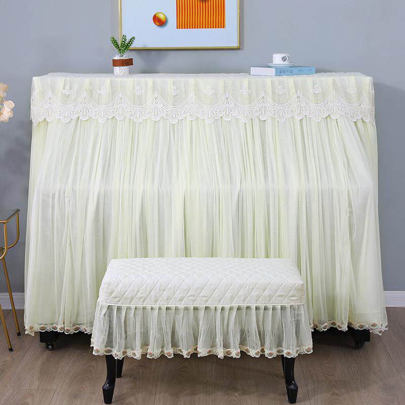 全新欧式钢琴防尘罩全罩可达奢华高端蕾丝钢琴罩布全包现代简约美