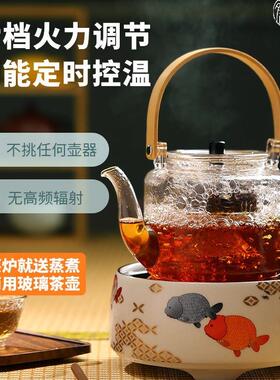 龙隐斋电陶炉家用煮茶炉静音台式铁壶银壶烧水炉煮茶器 好多系列