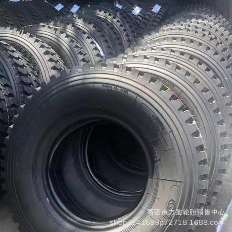 1100r20钢丝胎卡车货车自卸车轮胎矿山花纹加深抗扎轮胎现货1100