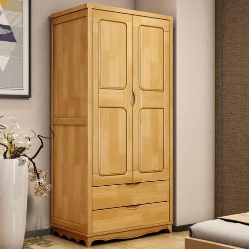实木衣2二WGG开门1米中式卧室收橡胶木纳储物儿童衣橱家柜用小户