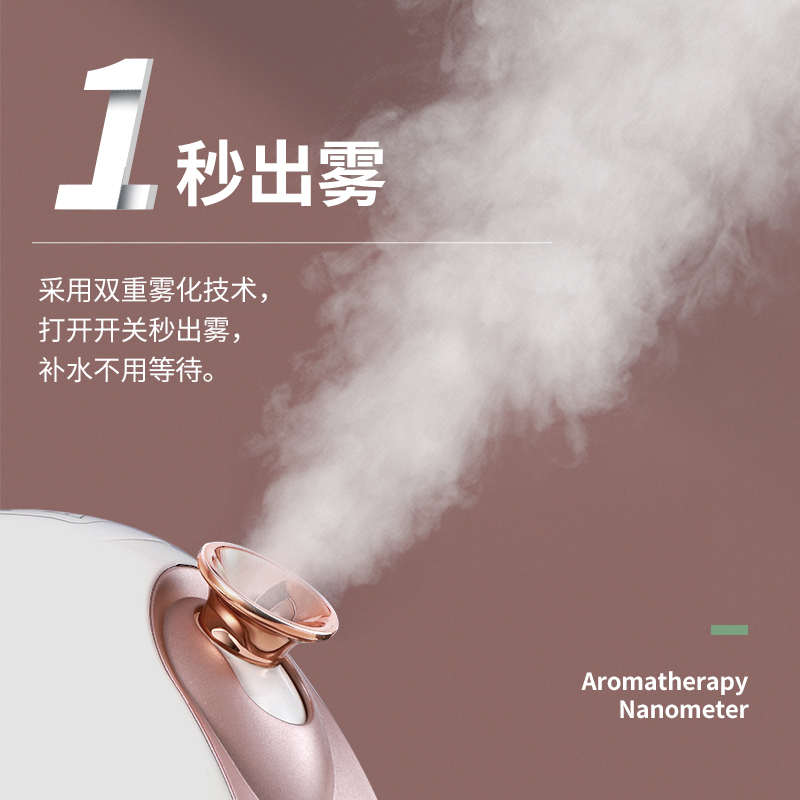 蒸脸器冷热双喷蒸脸仪家用纳米加湿补水喷雾仪脸部保湿美容仪器