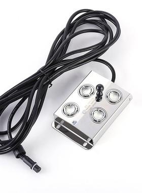 65702四头雾化板饭店酒景店锈前台观3景造雾器04不钢假山造水池加