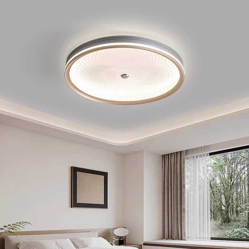 卧室吸顶灯护眼现代简约2025年新款超薄圆形高级感主卧书房吸顶灯,家装灯饰光源,智能吸顶灯,淘宝优惠券,粉丝福利购,淘宝优惠卷