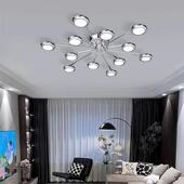 大气客厅吸顶灯现代简约2025新款 极简轻奢全光谱护眼大客厅主吊灯