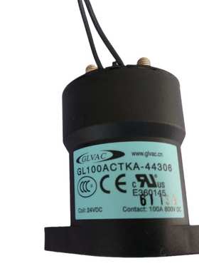 24v高压gl100a线圈直流dc800v100a继电器新能源 工作国力接触器