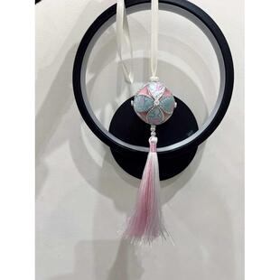 广西靖西旧州绣球壮锦民族特色刺绣伴手礼挂件4公分工艺品