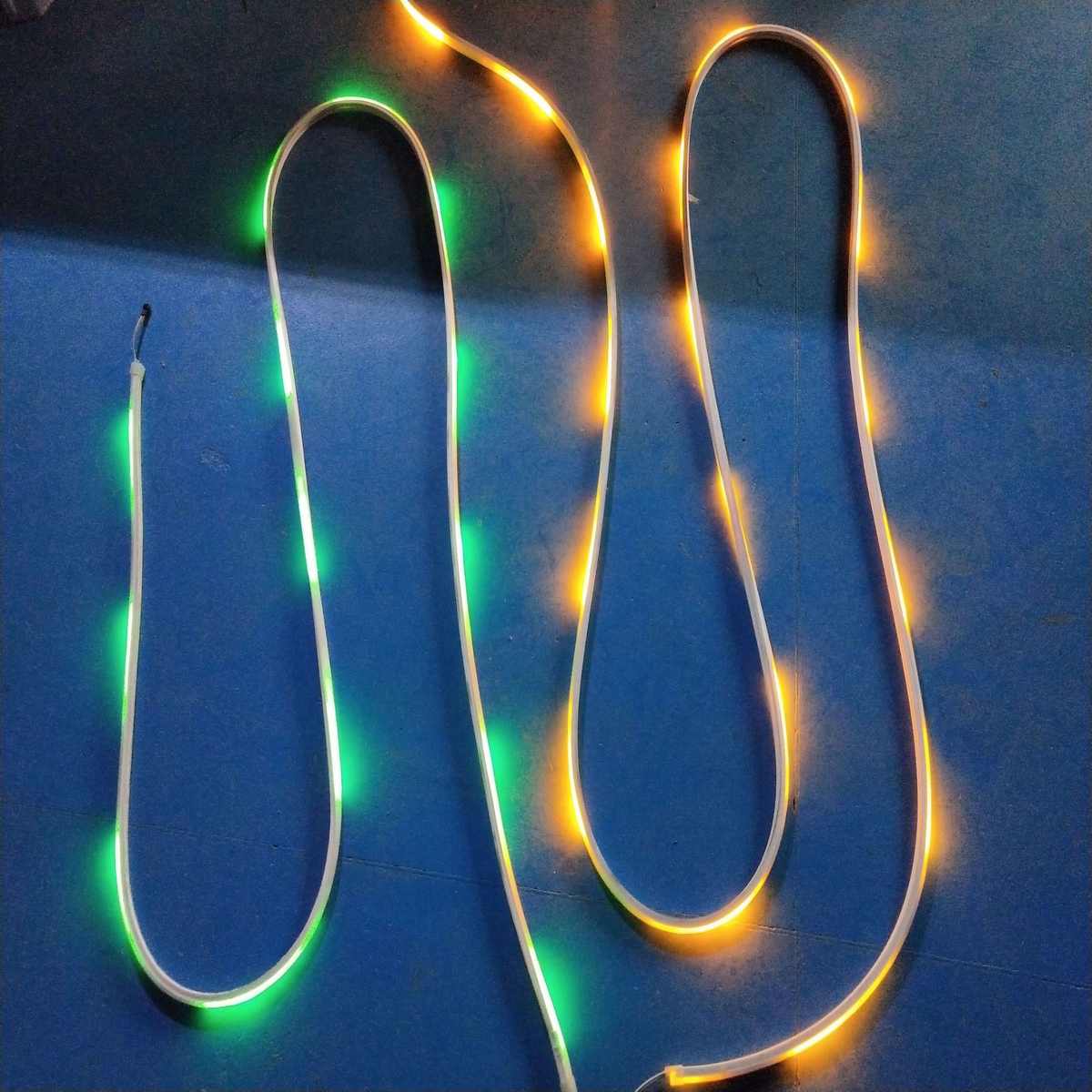 广告招牌造型霓虹灯带户外防水线条灯12V跑马流水追光LED柔性灯带
