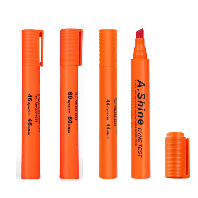 爱莎A.shine达因笔张力测试达因值金属 塑料 PE PCB电晕笔21~72号