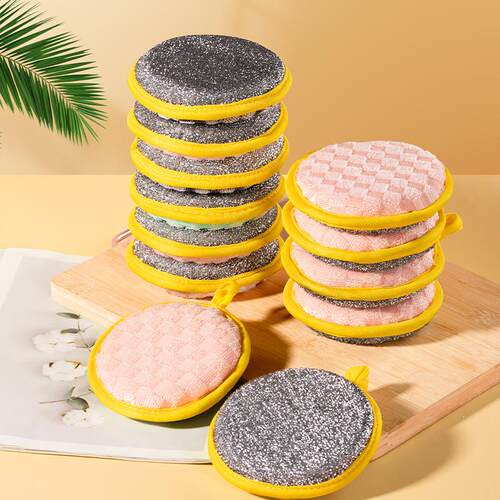 Dual-sided non-oil-absorbing dishwashing sponge, perfect for