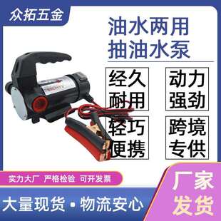 油水两用电动抽油泵抽水泵正反转12V24V220V加油机厂家供应家用