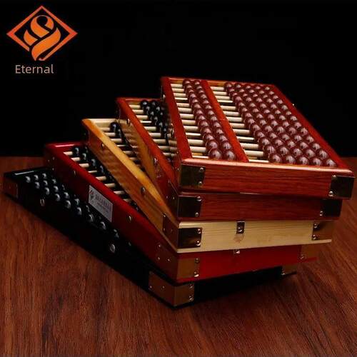 采购产品桃花心木老式算盘装饰品，算盘心算，红木实木嫁妆，孩子