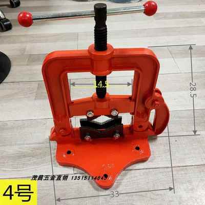 新款台钳龙门钳台钳4龙门架管子钳铸号铁卡管夹管虎器固定管子夹