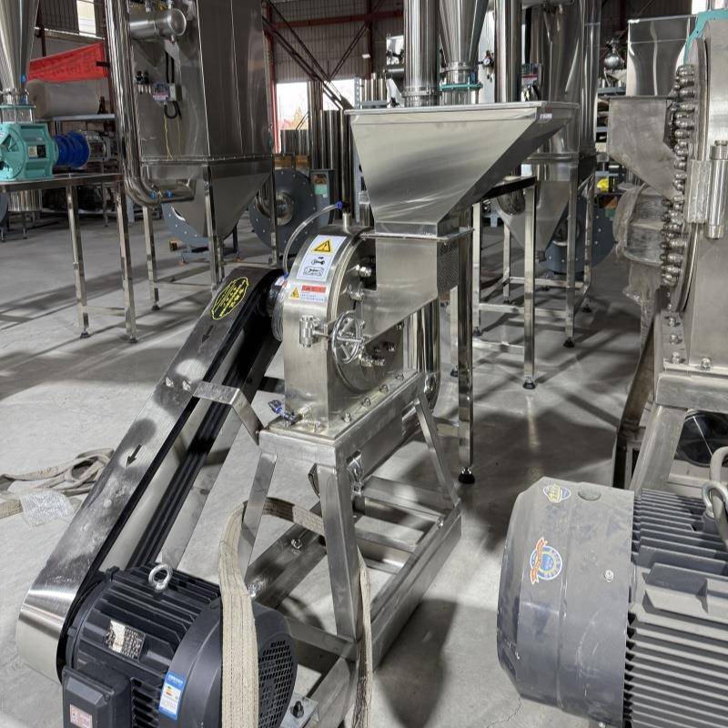 水冷304不锈钢粉碎机泡水大米粉碎机辣椒烧烤撒料八角茴香磨粉机