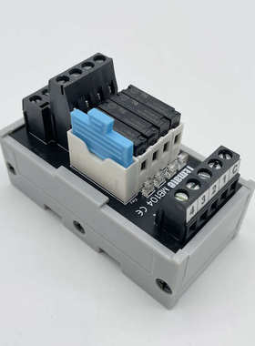 TEmate宝轩继电器模组双排端子IO模块24V常开NPN/PNP转接板5A