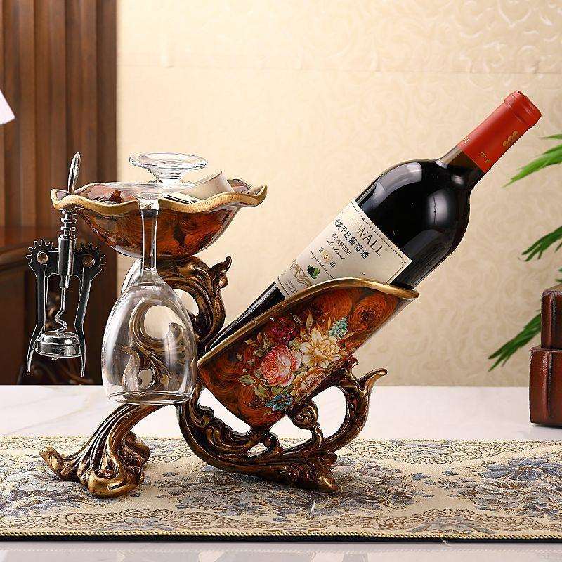 酒架子美式多功能客厅酒柜装饰品摆件高端大气