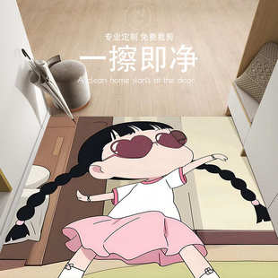 入户门地垫门口进门脚垫免洗pvc皮革门垫可擦洗防滑垫子家用地毯