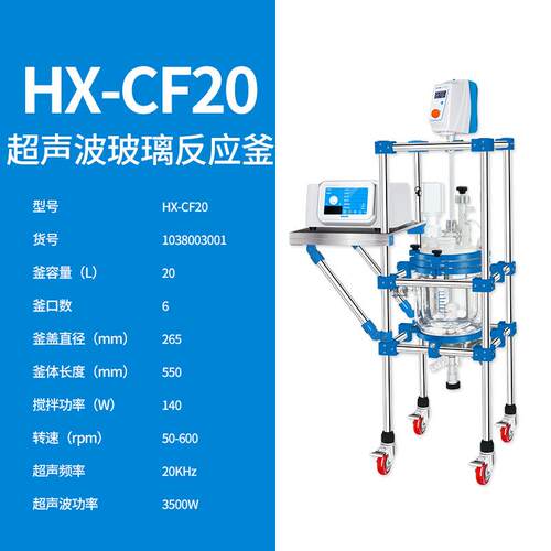 上海沪析HX-CF20超声波反应釜