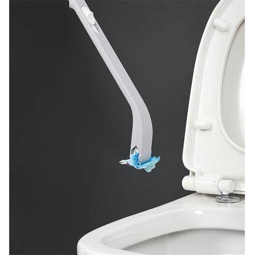 Disposable toilet brush, single-use with no dead angles, com