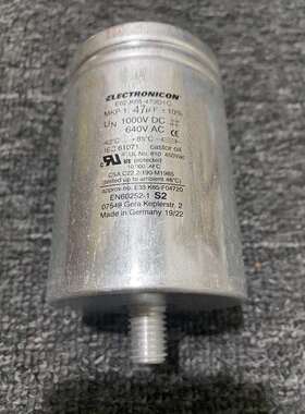 德国ELECTRONICON滤波电容E62.K85-473D10 1000v47uf 640vAC