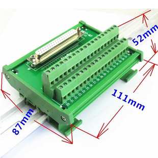 db37中继端子台兼容adam sub转端子 3937转接板plc模组lo信号板d