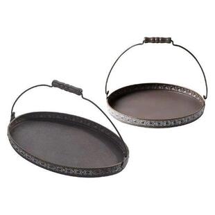 for Retro Counter Decorative Rustic Iron Tray