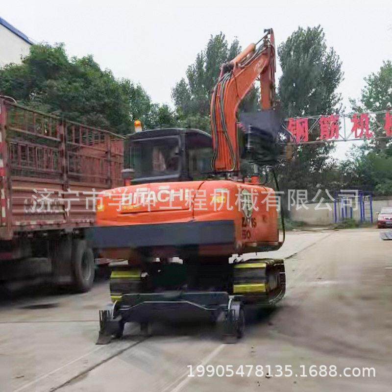 轨道轮挖机行走系统铁路智能装备设备快速行走底盘