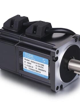 集成直流伺服电机400W750W1500W24V48V国产1拖多温低压伺服驱动