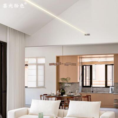 天际线L灯带DavideGr2835op高pil灯线条ED线型灯条钢带灯别墅过道