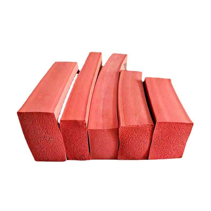 硅胶发泡平板方型密封条 减震耐温耐高温海绵发泡条 硅胶发泡方条